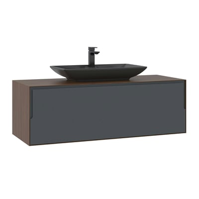 Meuble vasque suspendu pour salle de bains 120 cm RIA PIER IMPORT