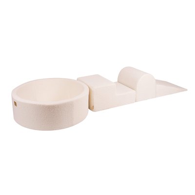 Aire De Jeux en Mousse avec Piscine sans Balles, BOUCLE MEOW BABY