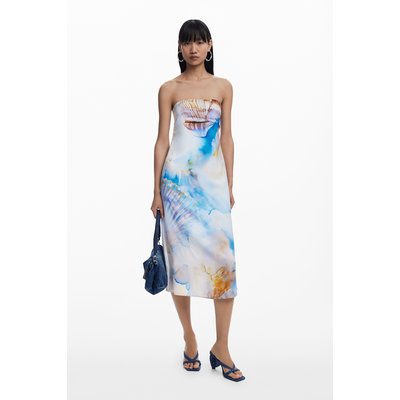 Robe bardot coquillages DESIGUAL