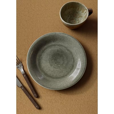 Assiette plate en grès dégradé MANGO HOME