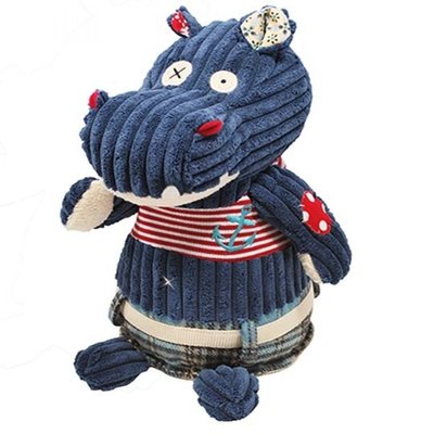 Peluche Original Hippipos l'hippopotame LES DEGLINGOS