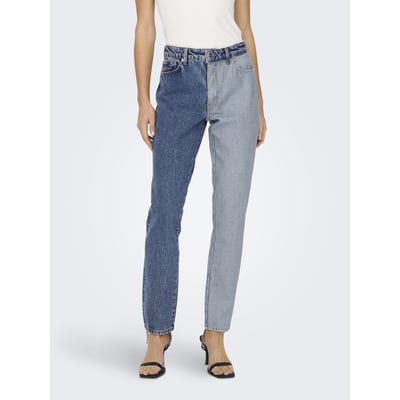 Jean Mom ONLLINDA Taille haute Mom Fit Longueur cheville Jeans ONLY