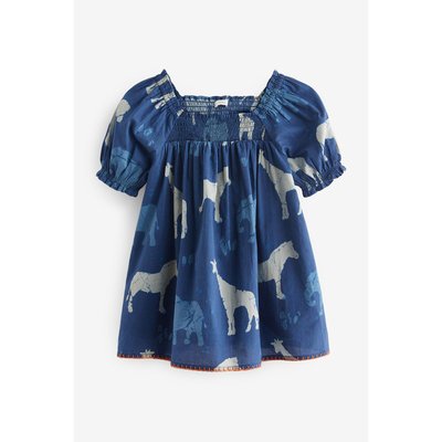 Robe à manches bouffantes coupe classique NEXT