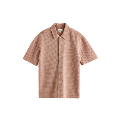 Chemise à manches courtes en tissu gaufré NEXT