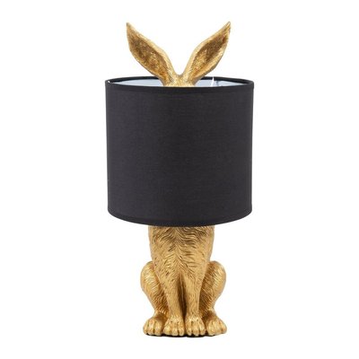 Lampe Lapin Doré Abat-jour DECORATIE
