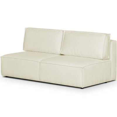 Module canapé 2 places en tissu bouclé - HARPER MOD HOMIFAB