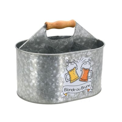 Porte-bouteilles en métal galvanisé Blonde ou Brune AUBRY GASPARD
