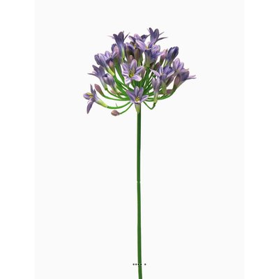 Agapanthe factice en tige H75cm grande tête ARTIFICIELLES