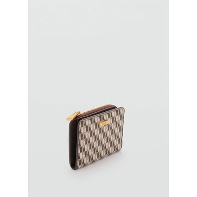 Porte-monnaie imprimé logo MANGO