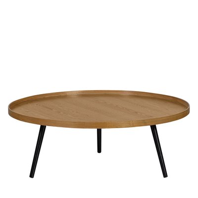 Table basse ronde en bois ø100cm- MESA WOOOD