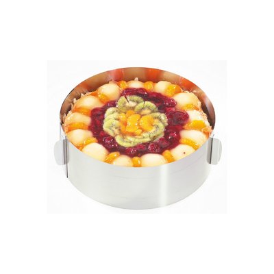 Cercle à gâteau - 8,5 cm avec poignées extensible TONDO GEFU