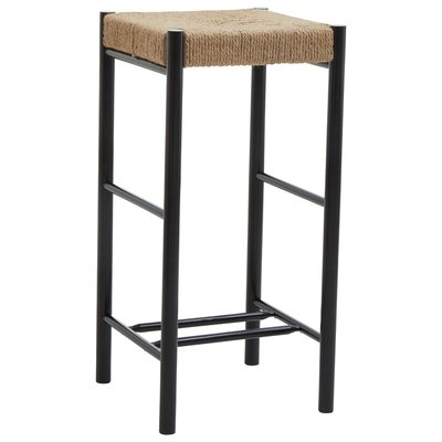 Boho Woven Rope Bar Stool SO'HOME