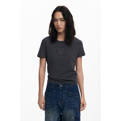 T-shirt logo déchiré DESIGUAL