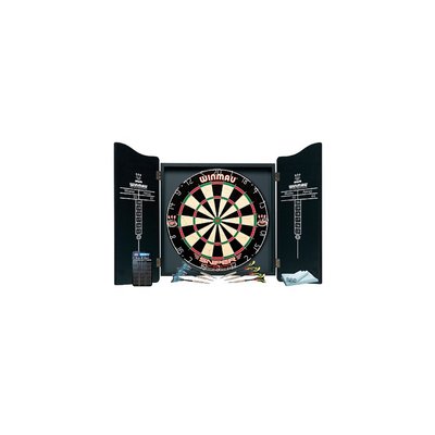 Coffret Jeu de flechettes cible pointe acier ARCADE JEUX