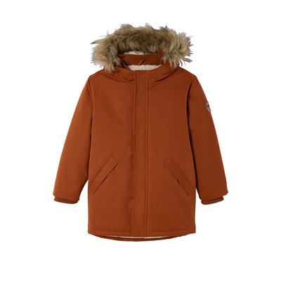Parka à capuche doublée sherpa VERTBAUDET