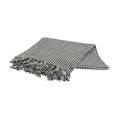 Plaid Pied-de-poule en coton AUBRY GASPARD