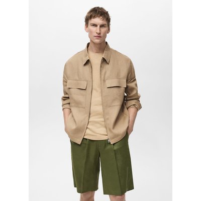 Veste 100 % lin poches MANGO MAN