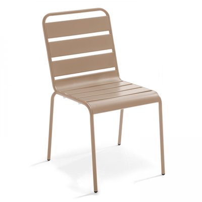 Chaise style industriel en métal, PALAVAS OVIALA