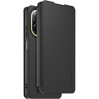 Etui avec cordon Redmi A5 folio + dragonne noir MADE FOR XIAOMI