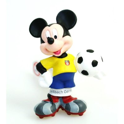 Figurine Mickey footballeur brésilien BULLYLAND