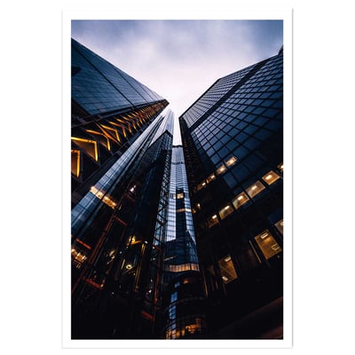 Affiche london au pied des tours HEXOA