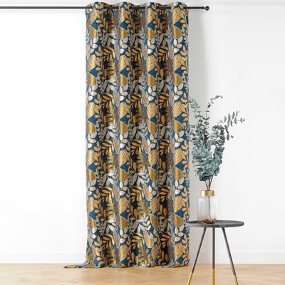 Rideau à Oeillets Motif Végétal Vintage LINDER
