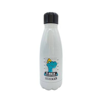 Bouteille Isotherme T-Rex finition brillante 350ML, Duck'n DUCK’N