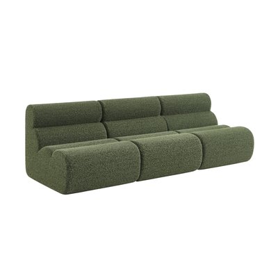 Chauffeuse tissu effet alpaca 1 place (lot de 3) NOVA SWEEEK