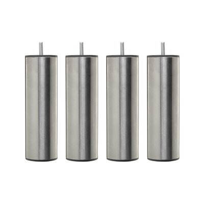 Pied cylindrique inox (lot de 4) SOMEO