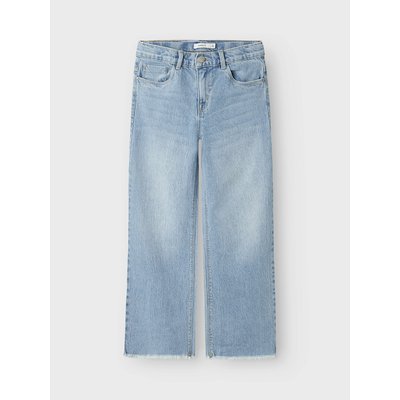 Jean large avec franges NAME IT