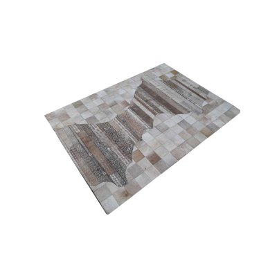 Tapis peau de vache kilim fait main UN AMOUR DE TAPIS