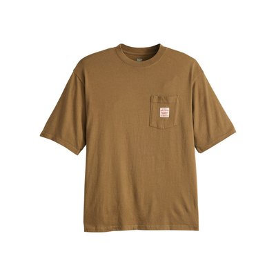Tee-shirt coupe oversize Levi's® en coton kaki avec une poche plaquée à la poitrine - Taille S LEVI'S