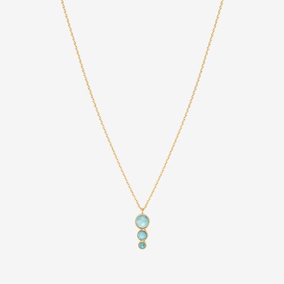 Collier doré amazonite - andrea CAROLINE NAJMAN
