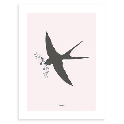 Affiche hirondelle ADÈLE LILIPINSO