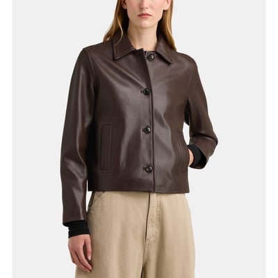 Blouson droit dakota cuir GALERIES LAFAYETTE