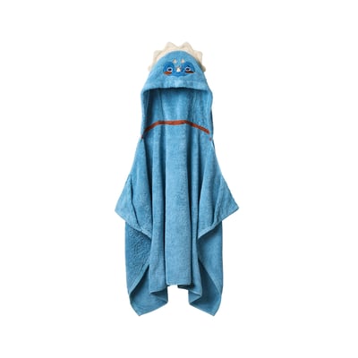 Drap de douche à capuche DINOFUL CARRE BLANC