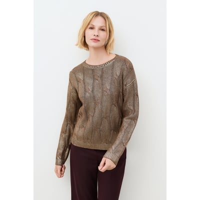 Pull droit cachemire col rond MVAL CAROLL