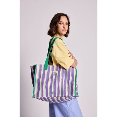 Bolso a rayas, CLAUDE HINDBAG