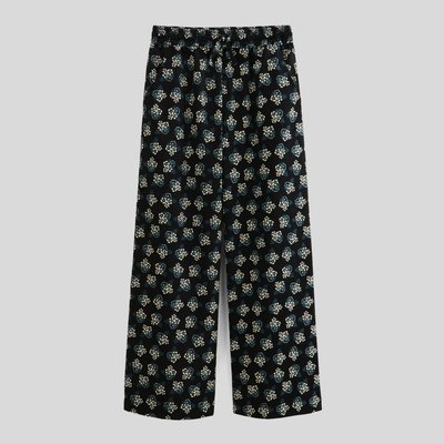 Pantalon imprimé en velours côtelé MONOPRIX