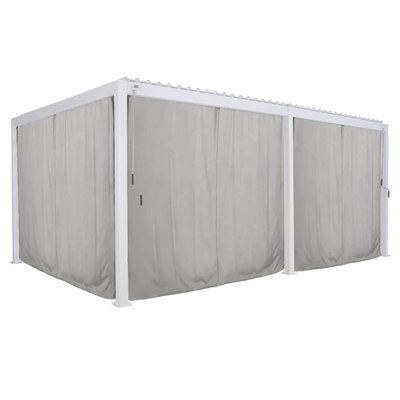 Kit rideaux moustiquaires rails pergola EVORA HESPERIDE