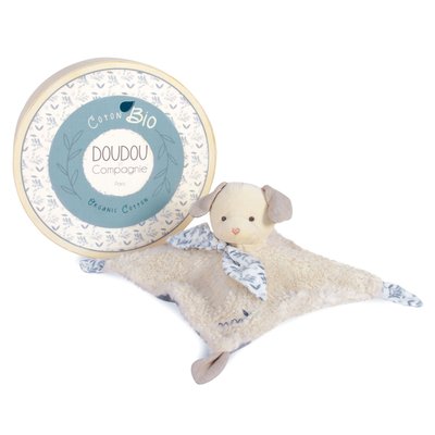 Doudou chien 25 cm bio DOUDOU ET COMPAGNIE