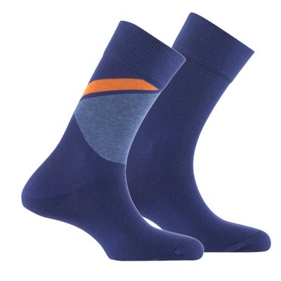 Lot de 2 paires de chaussettes color block MADE IN FRANCE KINDY