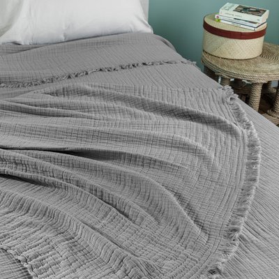 Dessus De Lit en Gaze de coton  BREHAT TOISON D OR