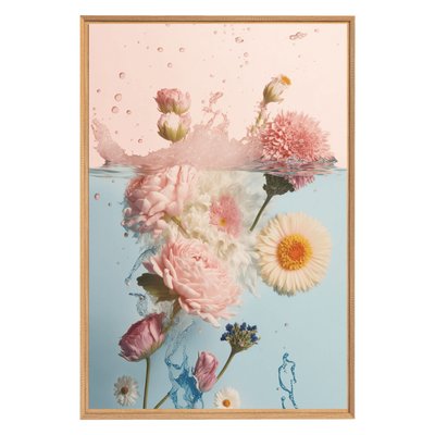 Tableau mural encadré bain de fleur 65x97 cm CEANOTHE