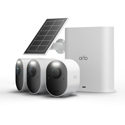 Caméra de surveillance Pack 3cam.ext. 4K Ultra3+panneau solaire ARLO