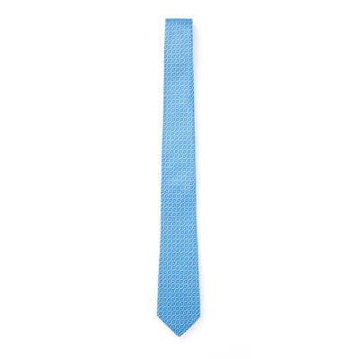 Cravate 100% soie motif noeuds DRAEGER PARIS
