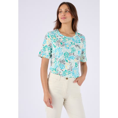 T-shirt imprimé pur coton DAMART
