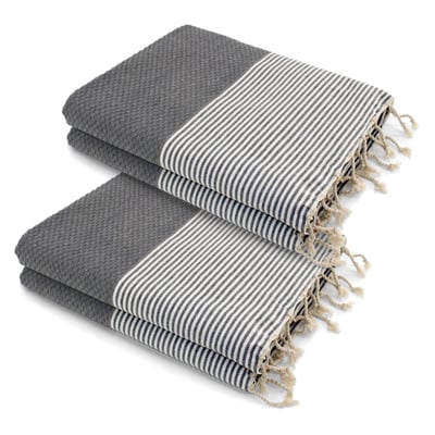 Lot de 2 foutas XXL coton IBIZA FEBRONIE