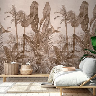 Papier peint deco jungle HEXOA