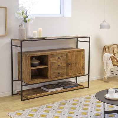 Buffet en métal et bois de manguier  MARCEL MADE IN MEUBLES 